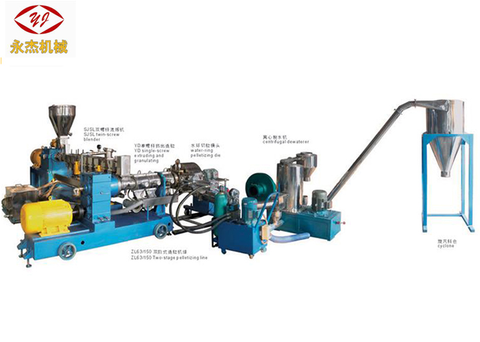 PP類木塑造粒擠出機(jī)